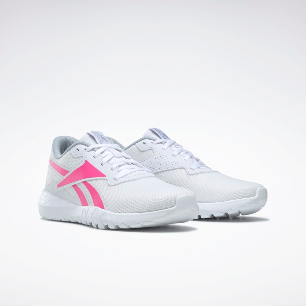 Reebok Flexagon Energy Train 3 Training Shoes Ftwr White / Atomic Pink / Cold Grey 2 | GV8216