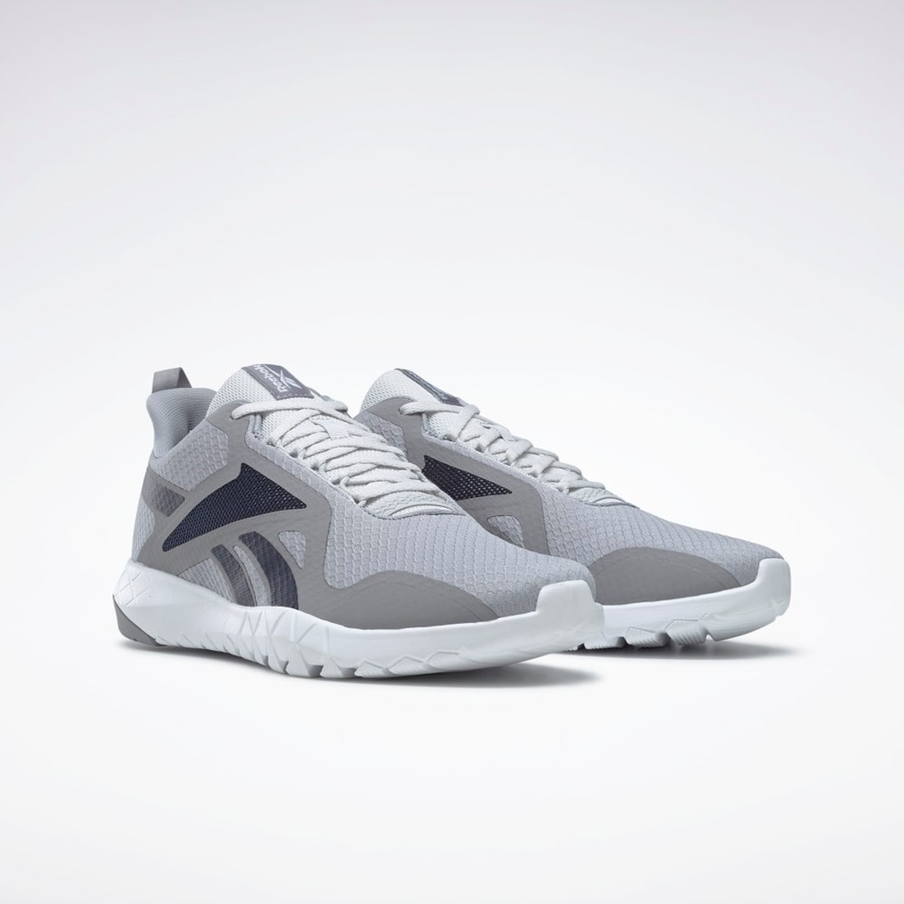 Reebok Flexagon Force 3 Wide 4E Training Shoes Cold Grey / Vector Navy / Cold Grey | GY4364