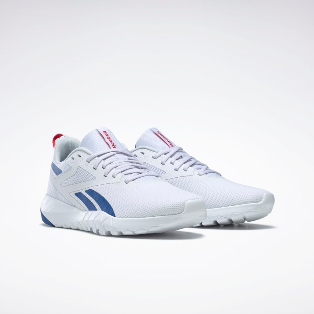 Reebok Flexagon Force 4 Training Shoes Ftwr White / Vector Blue / Vector Red | GY6244