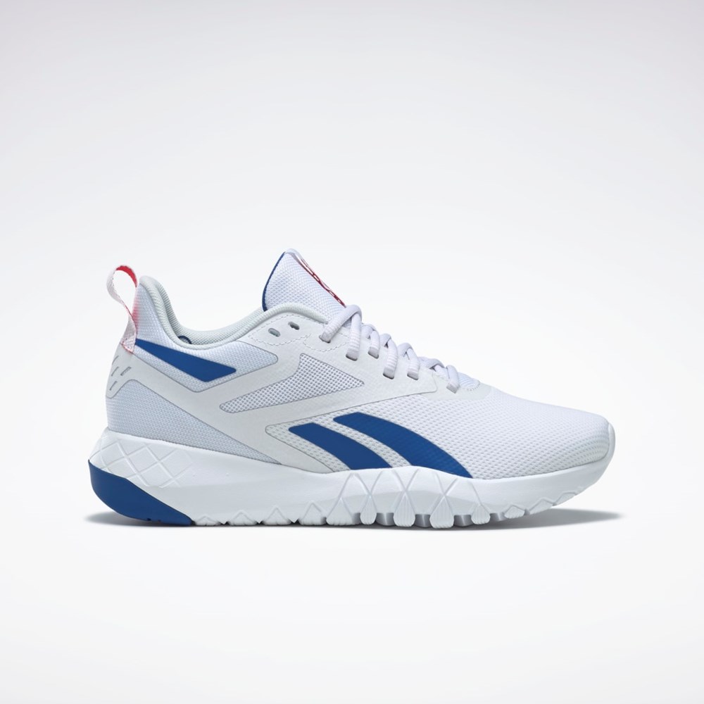 Reebok Flexagon Force 4 Training Shoes Ftwr White / Vector Blue / Vector Red | GY6244