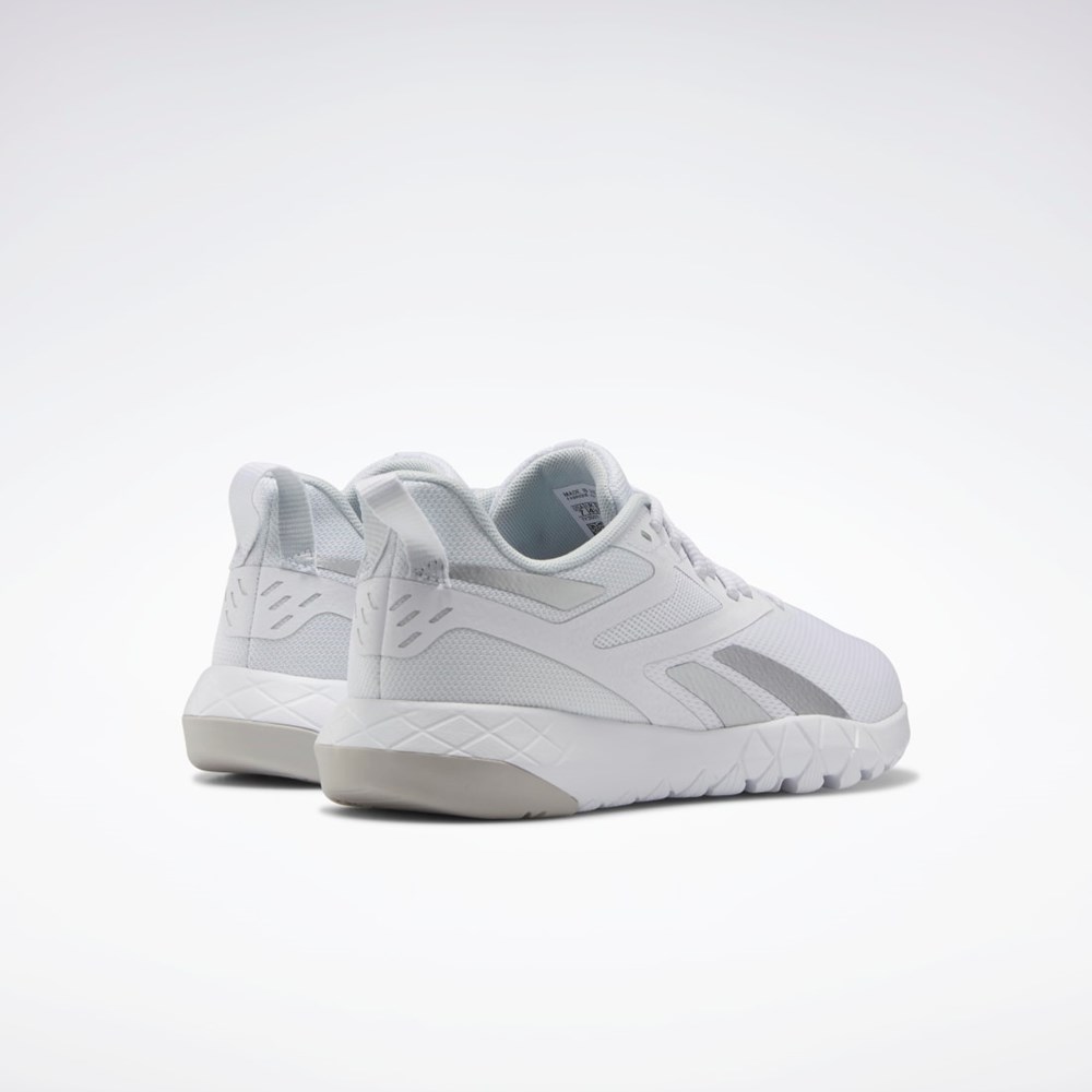 Reebok Flexagon Force 4 Training Shoes Ftwr White / Pure Grey 2 / Silver Met. | GY6254