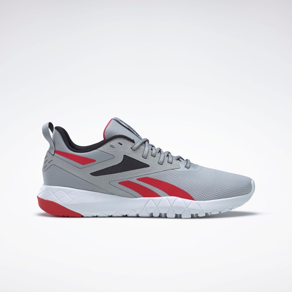 Reebok Flexagon Force 4 Training Shoes Pure Grey 3 / Core Black / Vector Red | GY6248