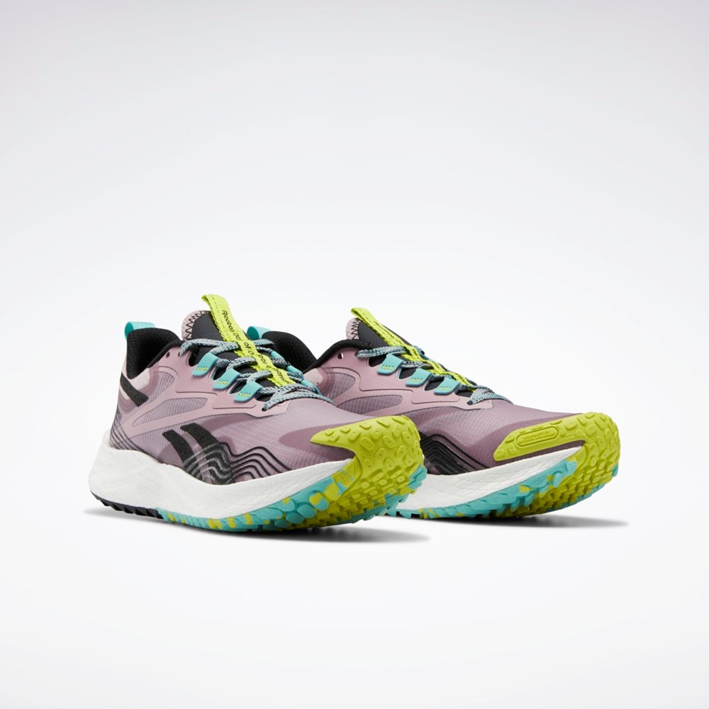 Reebok Floatride Energy 4 Adventure Running Shoes Infused Lilac / Semi Classic Teal / Acid Yellow | GX4800