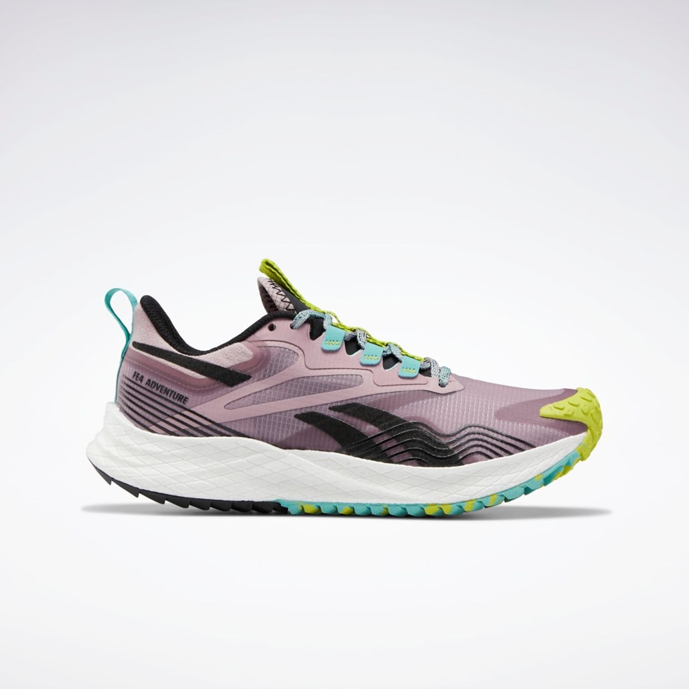 Reebok Floatride Energy 4 Adventure Running Shoes Infused Lilac / Semi Classic Teal / Acid Yellow | GX4800