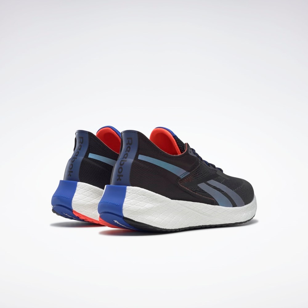 Reebok Floatride Energy Symmetros Running Shoes Night Black / Court Blue / Orange Flare | FW9396