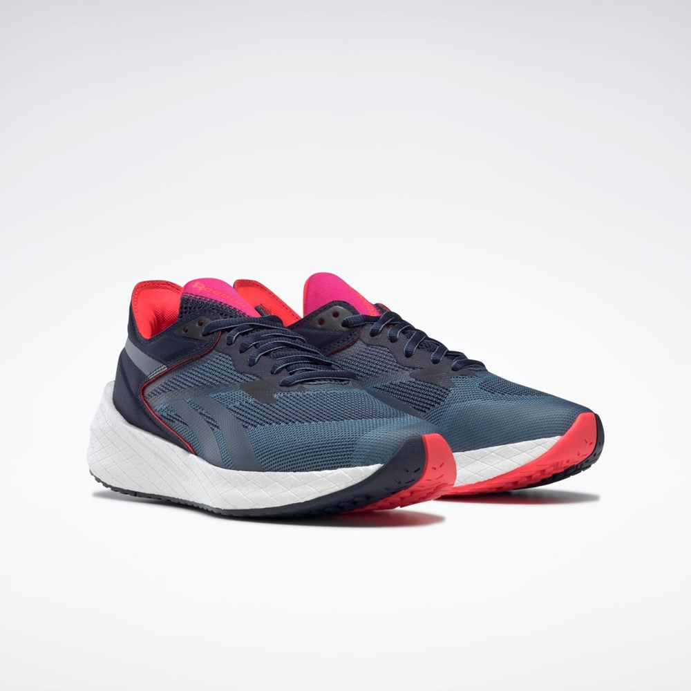 Reebok Floatride Energy Symmetros Running Shoes Vector Navy / Blue Slate / Pursuit Pink | G55924