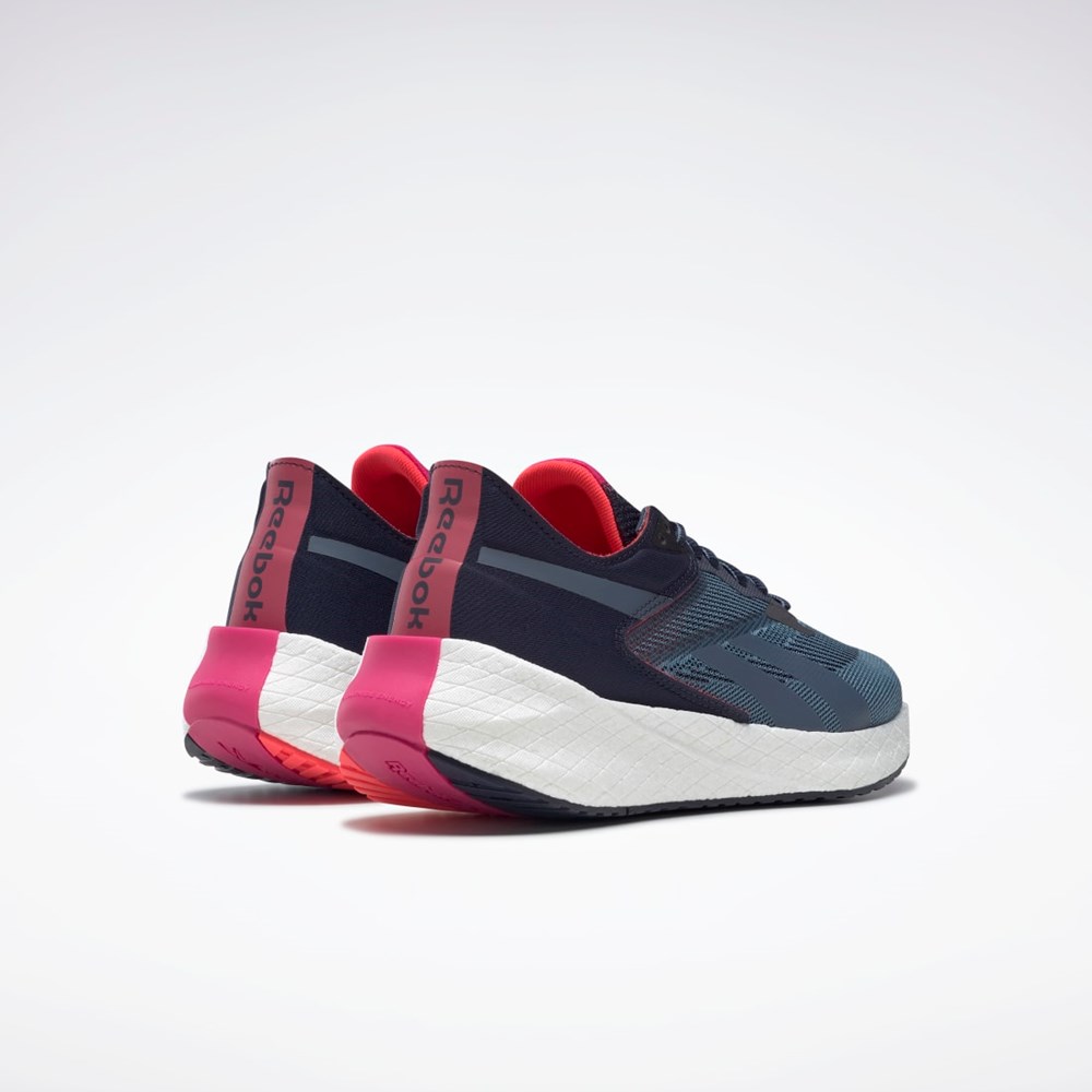 Reebok Floatride Energy Symmetros Running Shoes Vector Navy / Blue Slate / Pursuit Pink | G55924