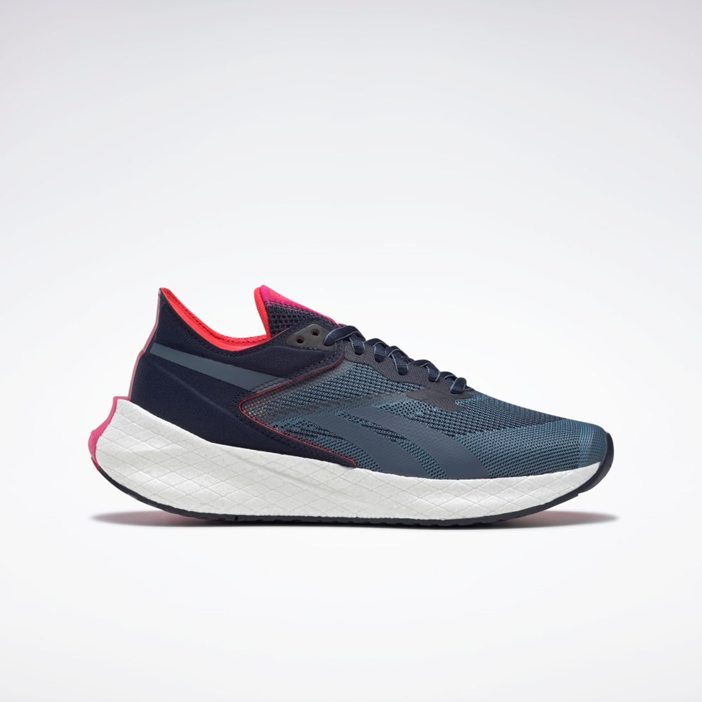 Reebok Floatride Energy Symmetros Running Shoes Vector Navy / Blue Slate / Pursuit Pink | G55924