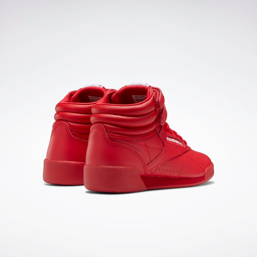 Reebok Freestyle Hi Shoes - Preschool Vector Red / Vector Red / Ftwr White | GX7229