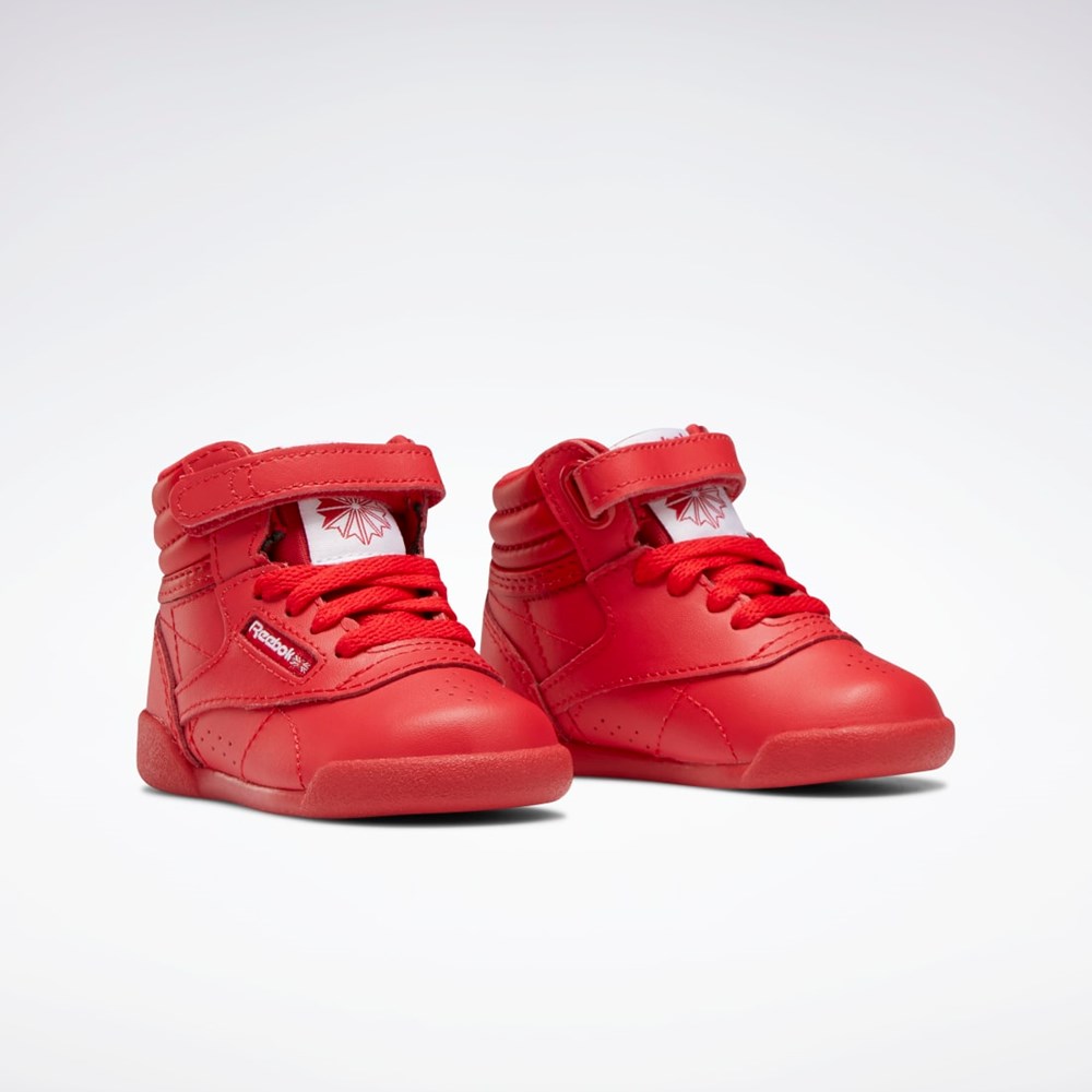 Reebok Freestyle Hi Shoes - Toddler Vector Red / Vector Red / Ftwr White | GX7231