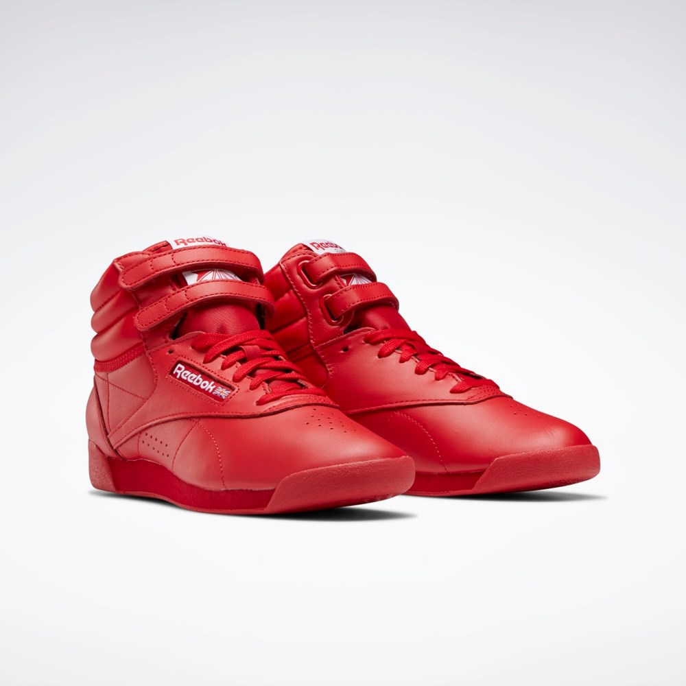 Reebok Freestyle Hi Shoes Vector Red / Vector Red / Ftwr White | GV6724