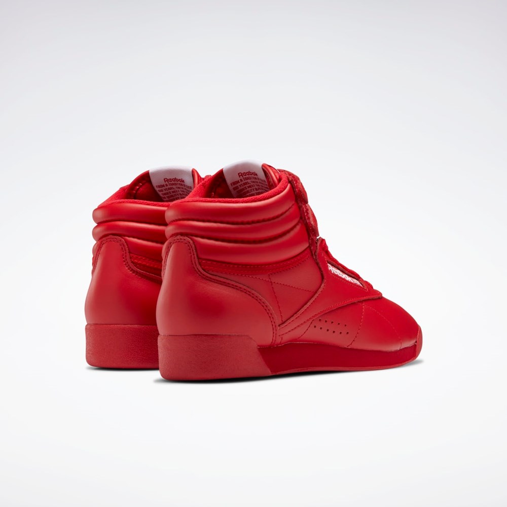 Reebok Freestyle Hi Shoes Vector Red / Vector Red / Ftwr White | GV6724