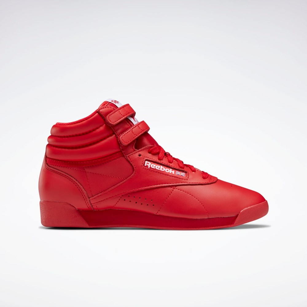 Reebok Freestyle Hi Shoes Vector Red / Vector Red / Ftwr White | GV6724