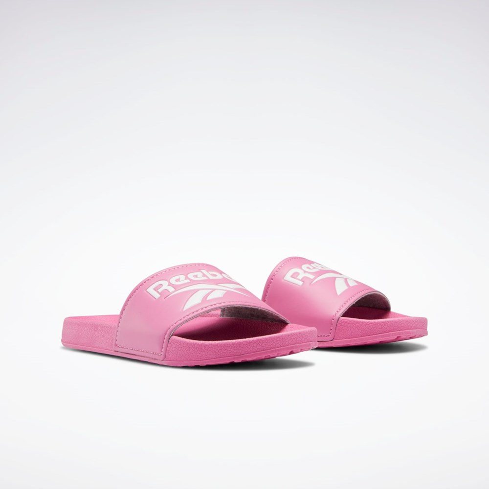 Reebok Fulgere Slides - Preschool True Pink / True Pink / Ftwr White | GX9711