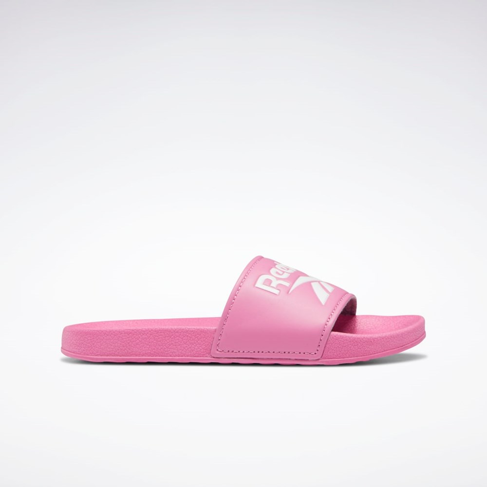 Reebok Fulgere Slides - Preschool True Pink / True Pink / Ftwr White | GX9711