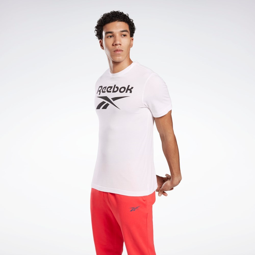 Reebok Graphic Series Reebok Stacked Tee White | FP9152