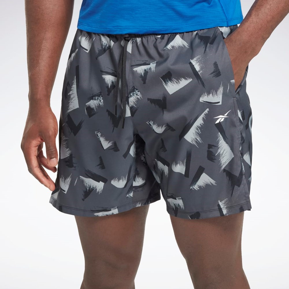 Reebok Graphic Speed 2.0 Shorts Black | HI0526