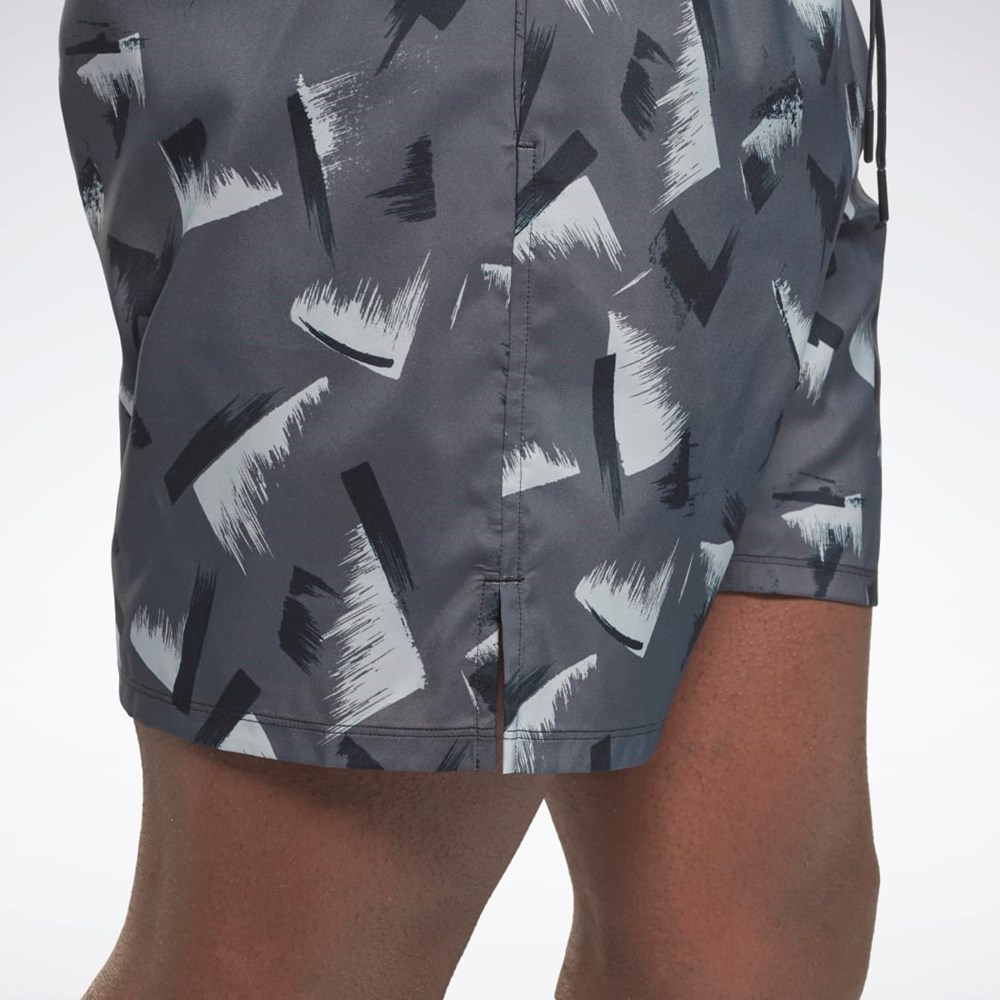 Reebok Graphic Speed 2.0 Shorts Black | HI0526