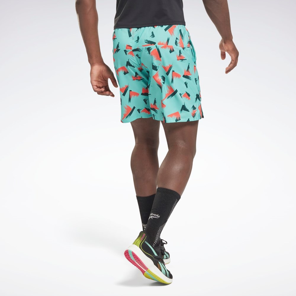 Reebok Graphic Speed 2.0 Shorts Semi Classic Teal | HI0527