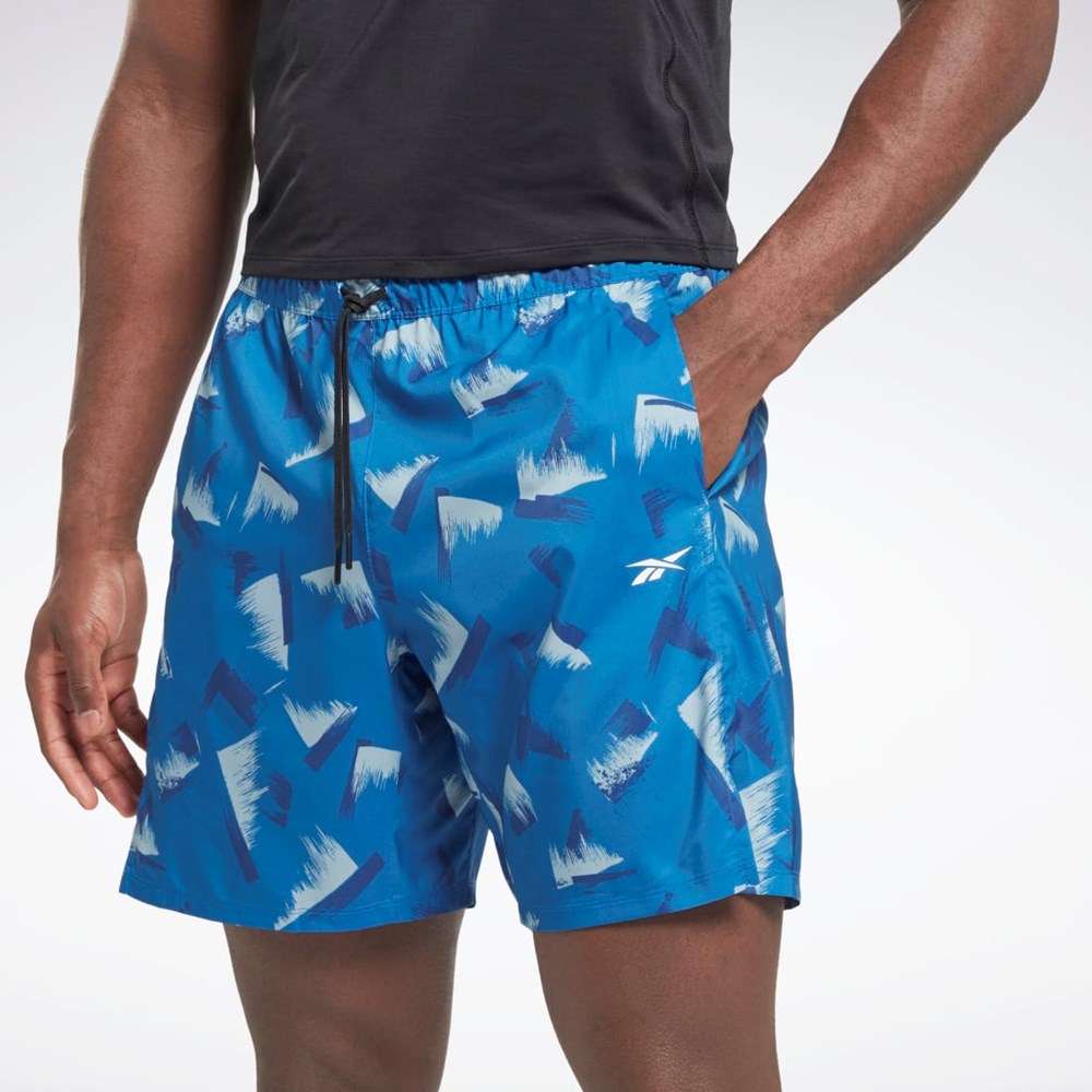 Reebok Graphic Speed 2.0 Shorts Vector Blue | HG4073