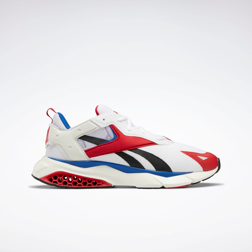 Reebok Hexalite Legacy Shoes Ftwr White / Vector Red / Vector Blue | GX8907