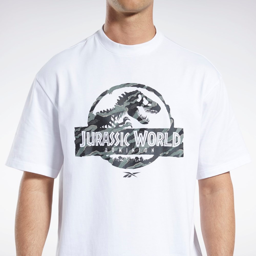 Reebok Jurassic World T-Shirt White | HS4683