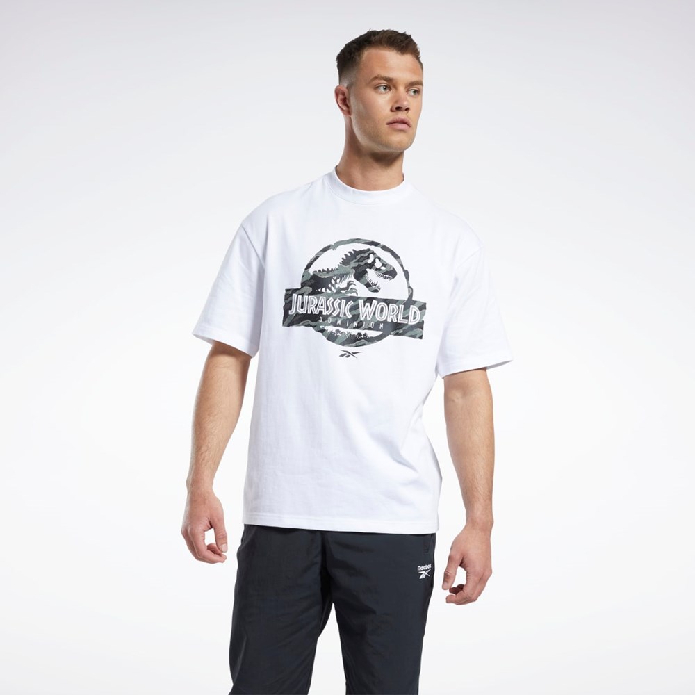 Reebok Jurassic World T-Shirt White | HS4683