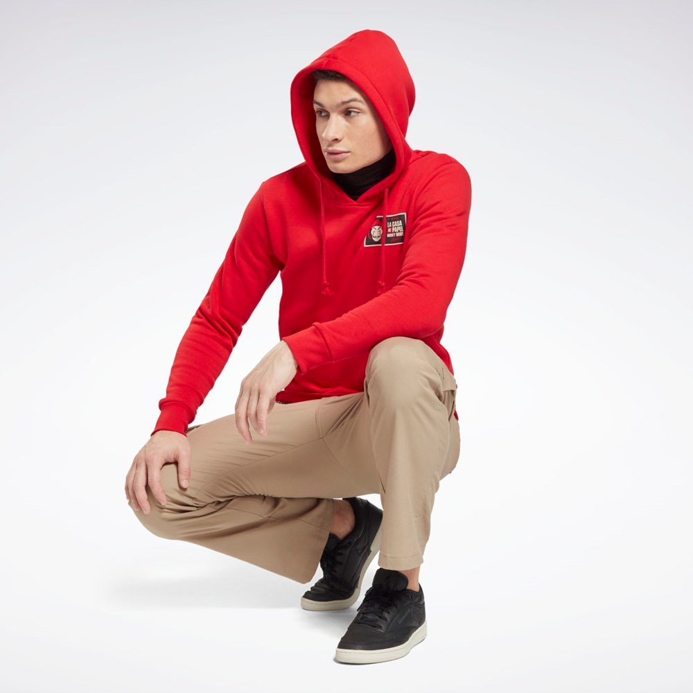 Reebok La Casa De Papel Sweatshirt Vector Red | HH7092