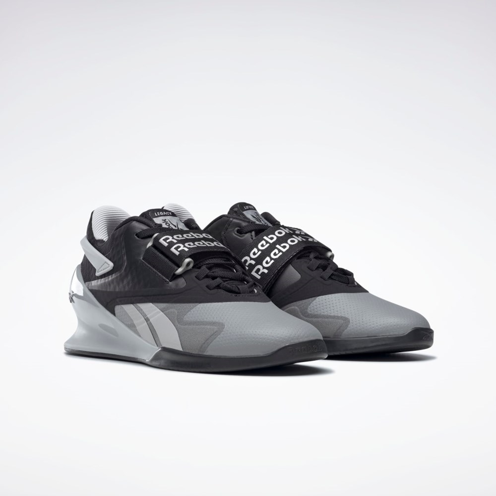 Reebok Legacy Lifter II Weightlifting Shoes Core Black / Pure Grey 3 / Pewter | GZ2108