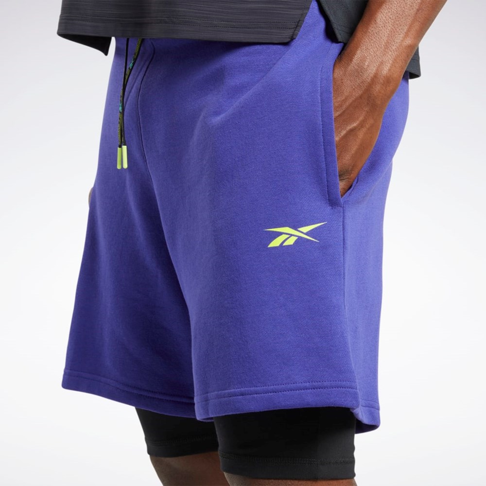 Reebok Les Mills® 2-in-1 Shorts Bold Purple | HM8089