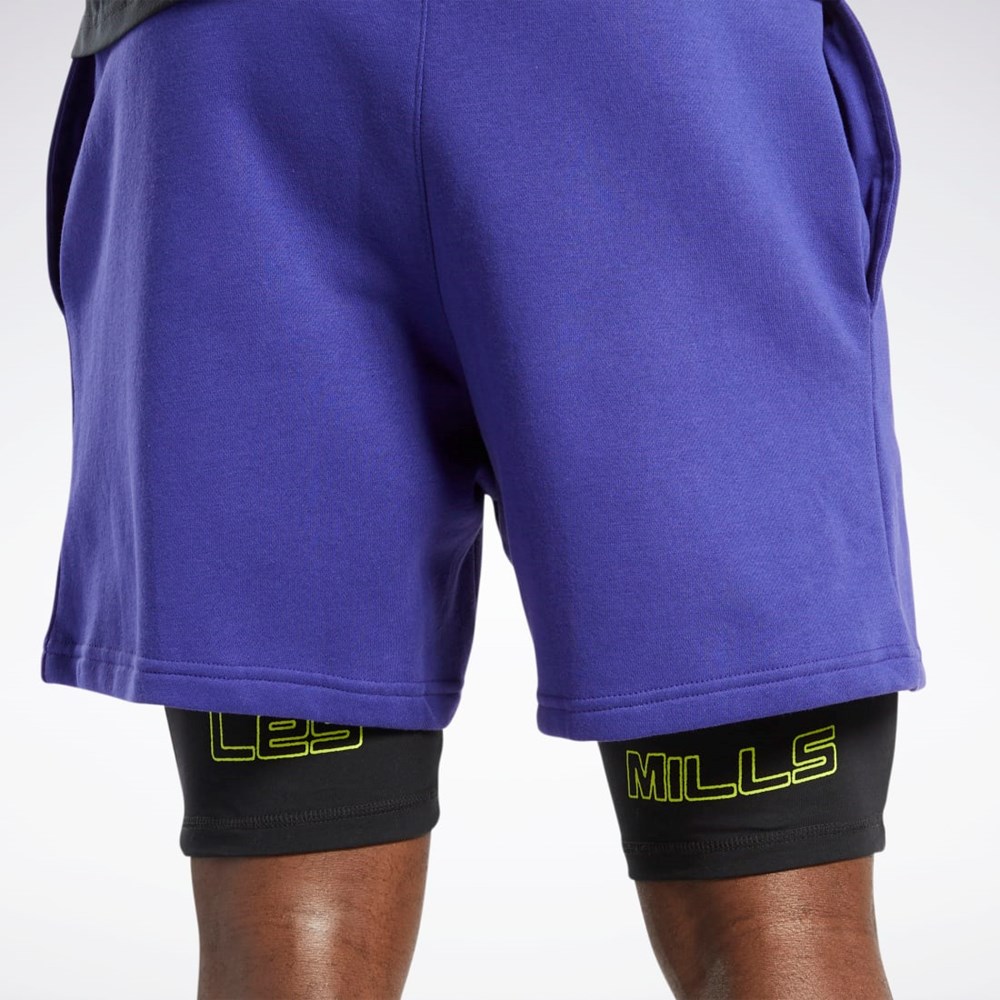 Reebok Les Mills® 2-in-1 Shorts Bold Purple | HM8089