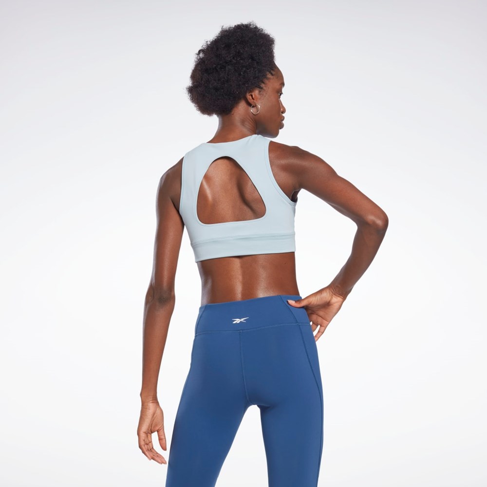 Reebok Les Mills® Beyond the Sweat Crop Top Gable Grey | HD4150