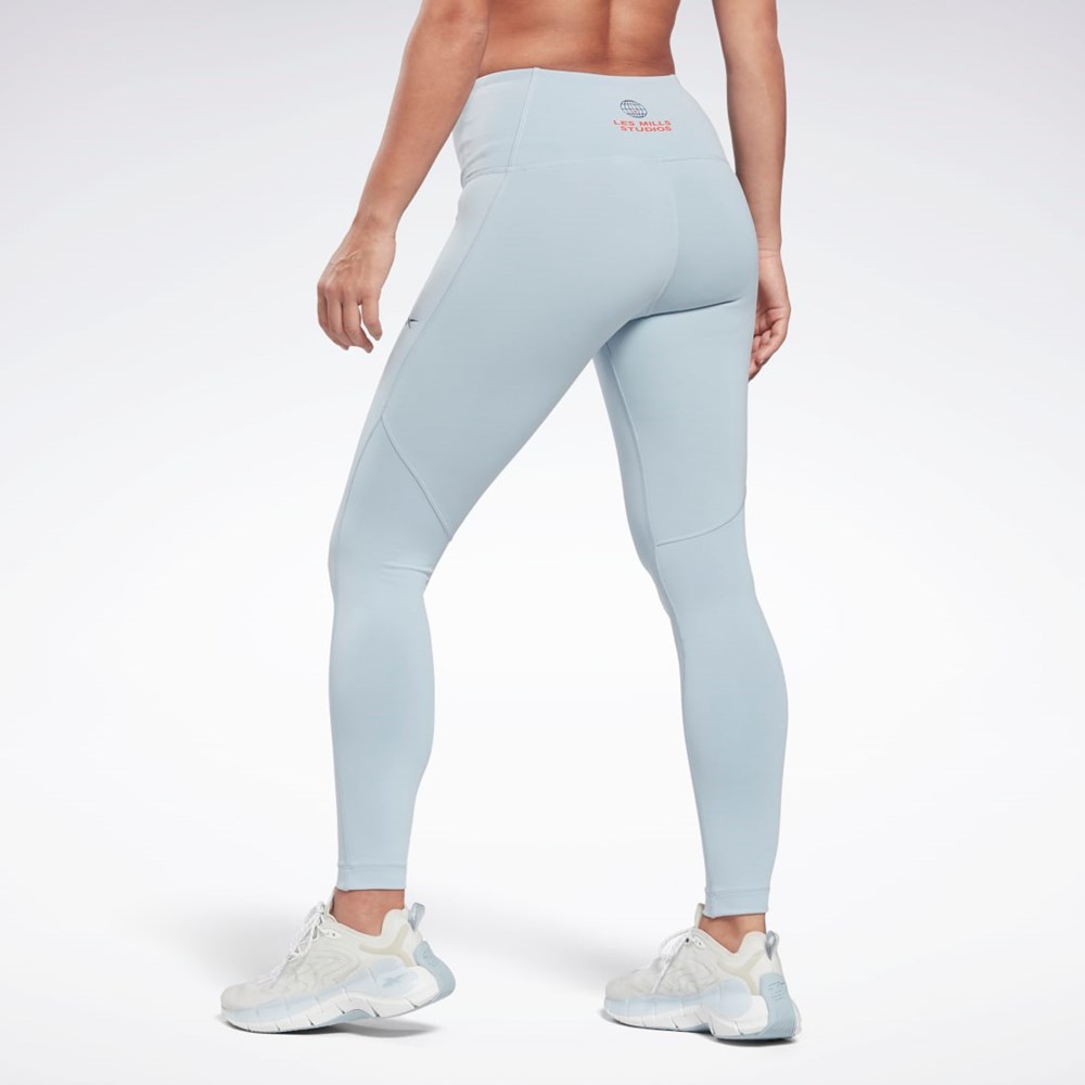 Reebok Les Mills® Beyond the Sweat High-Waisted Tights Gable Grey | HD4151