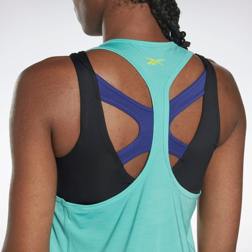 Reebok Les Mills® BodyCombat® ACTIVCHILL Graphic Tank Top Semi Classic Teal | HN6040