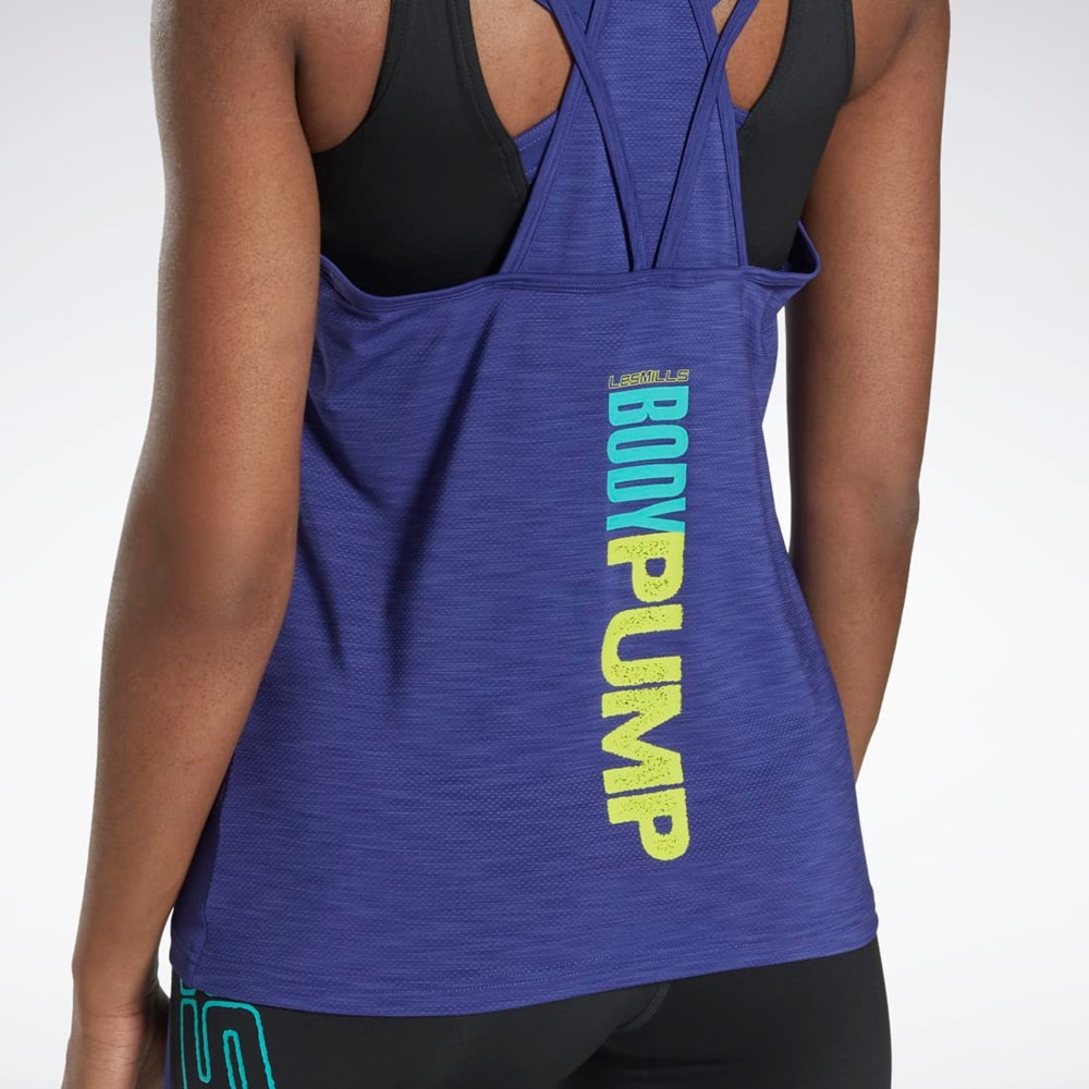 Reebok Les Mills® BodyPump® ACTIVCHILL Athletic Tank Top Bold Purple | HM2505