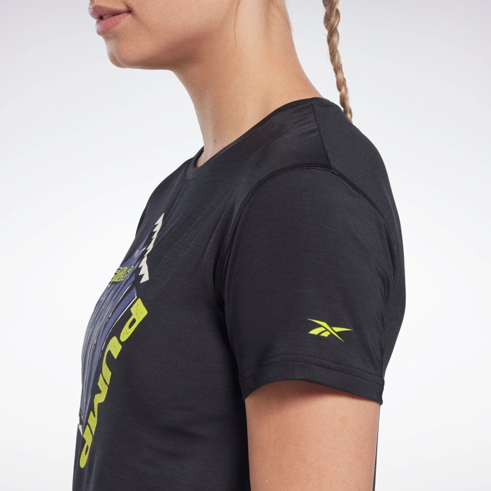 Reebok Les Mills® BodyPump® ACTIVCHILL Athletic Tee Black | HN3754