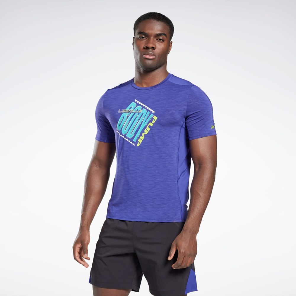 Reebok Les Mills® BodyPump® ACTIVCHILL Athlete T-Shirt Bold Purple | HN6055