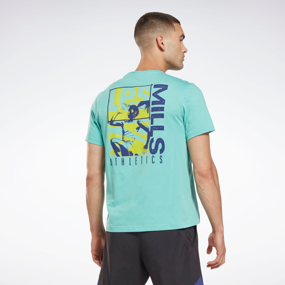 Reebok Les Mills® Graphic T-Shirt Semi Classic Teal | HN6059