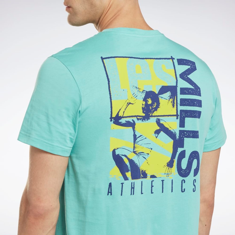 Reebok Les Mills® Graphic T-Shirt Semi Classic Teal | HN6059