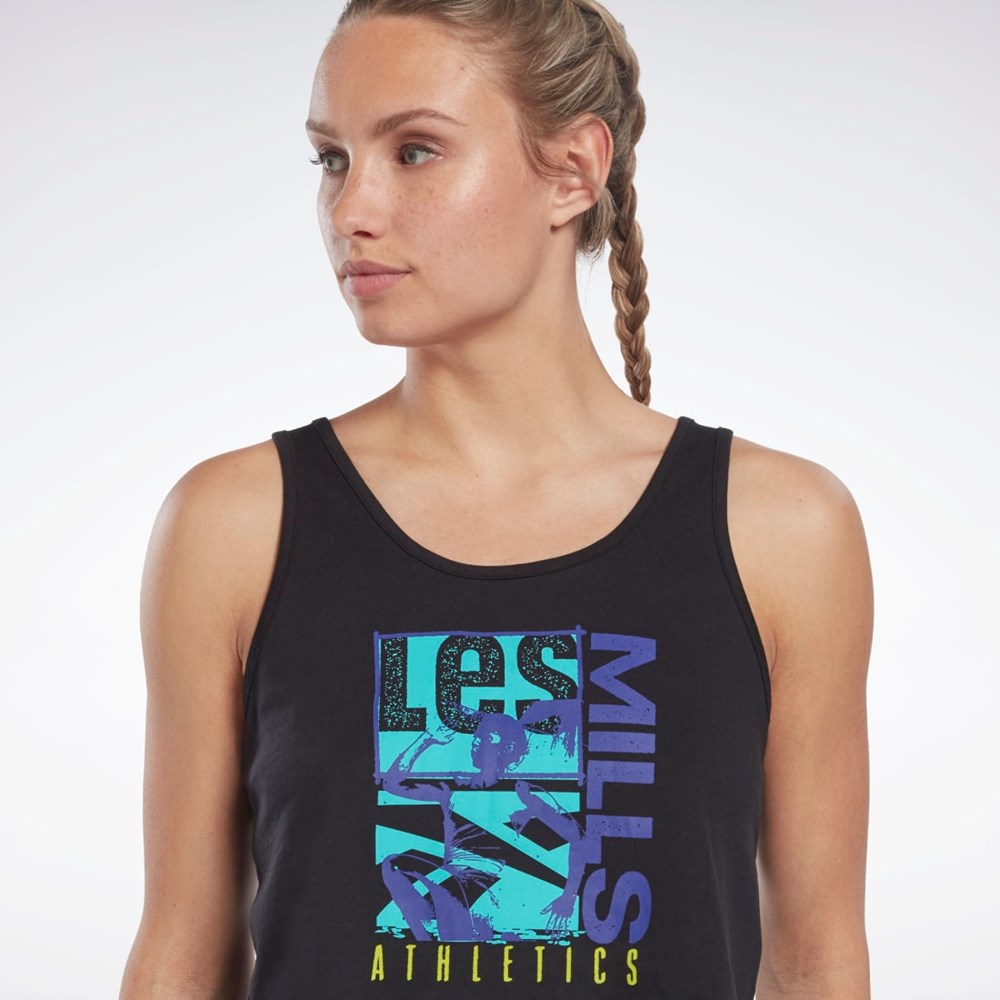 Reebok Les Mills® Graphic Tank Top Black | HN3756