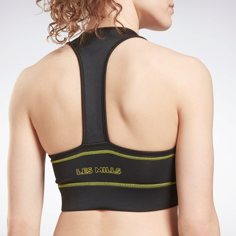 Reebok Les Mills® High-Neck Sports Bra Black | H08974