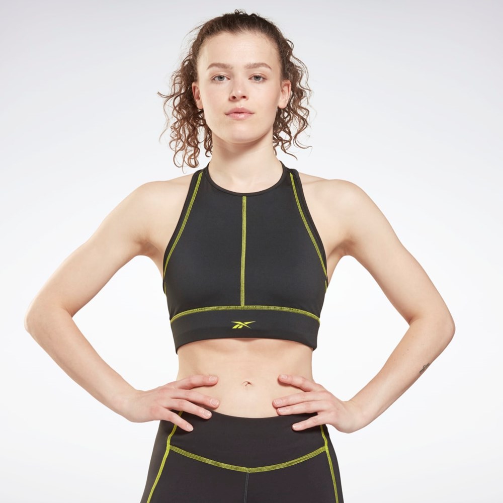 Reebok Les Mills® High-Neck Sports Bra Black | H08974