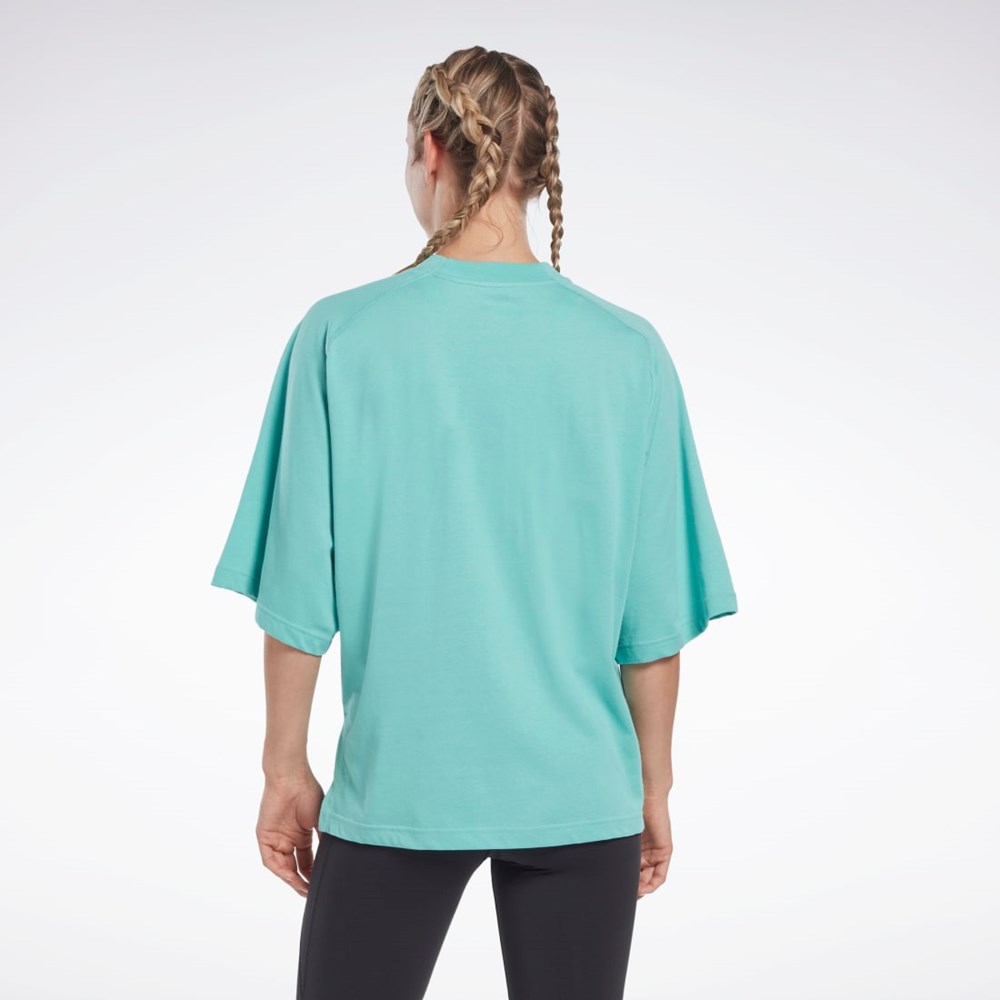 Reebok Les Mills® Layering T-Shirt Semi Classic Teal | HN6046