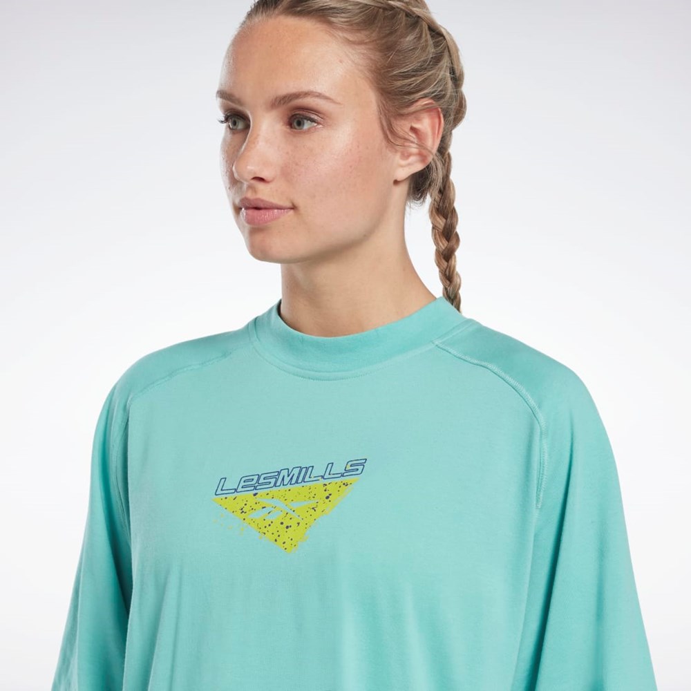 Reebok Les Mills® Layering T-Shirt Semi Classic Teal | HN6046