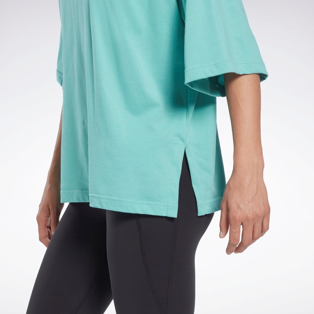 Reebok Les Mills® Layering T-Shirt Semi Classic Teal | HN6046