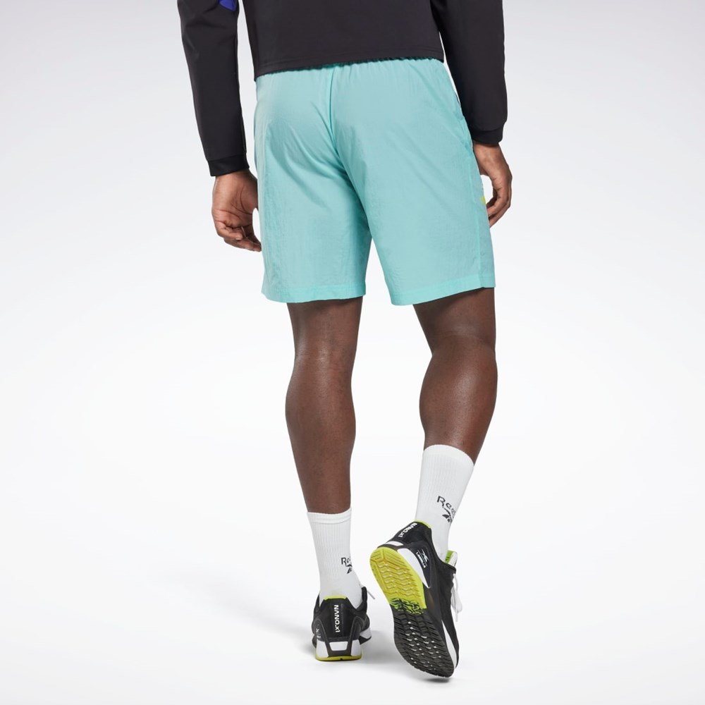 Reebok Les Mills® Lightweight Woven Shorts Semi Classic Teal | HN6062