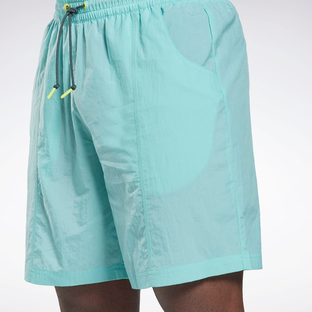 Reebok Les Mills® Lightweight Woven Shorts Semi Classic Teal | HN6062