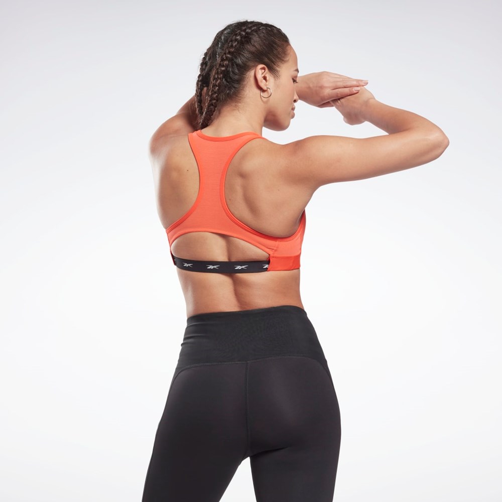 Reebok Les Mills® Lux Racer Medium-Support Sports Bra Dynamic Red | HD4165