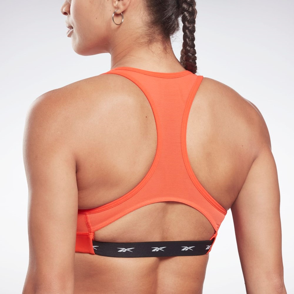 Reebok Les Mills® Lux Racer Medium-Support Sports Bra Dynamic Red | HD4165