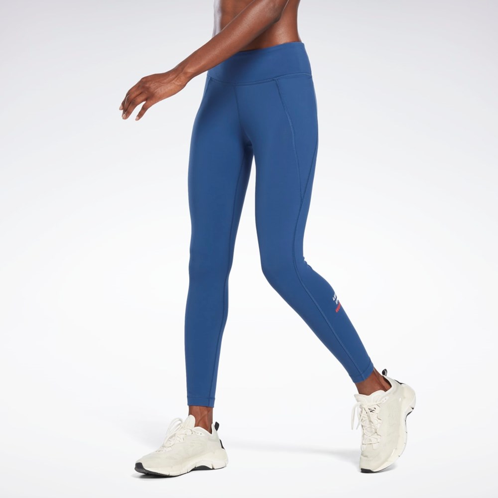 Reebok Les Mills® Lux Tights Batik Blue | HD4141